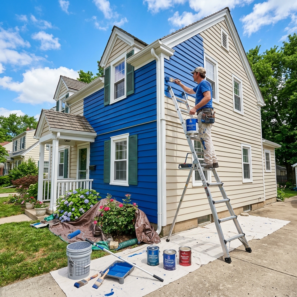 Exterior House Painting - Professional painting project in Terryland